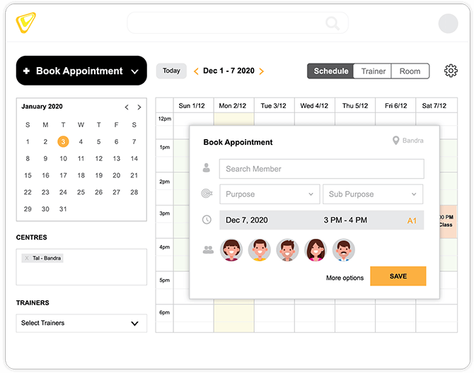 CALENDAR AND BOOKING